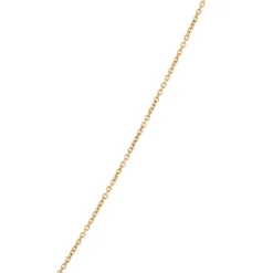 Classic Disc Pendant Necklace with Round Diamonds, 1/10 Total Carat Weight, 14K Yellow Gold