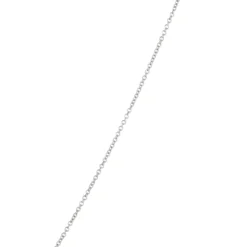 Classic Round Blue Topaz Bar Pendant, 14K Yellow Gold
