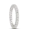 Classic Round Diamond Eternity Ring, 1 ½ Carat Total Weight, Platinum Size 6.5