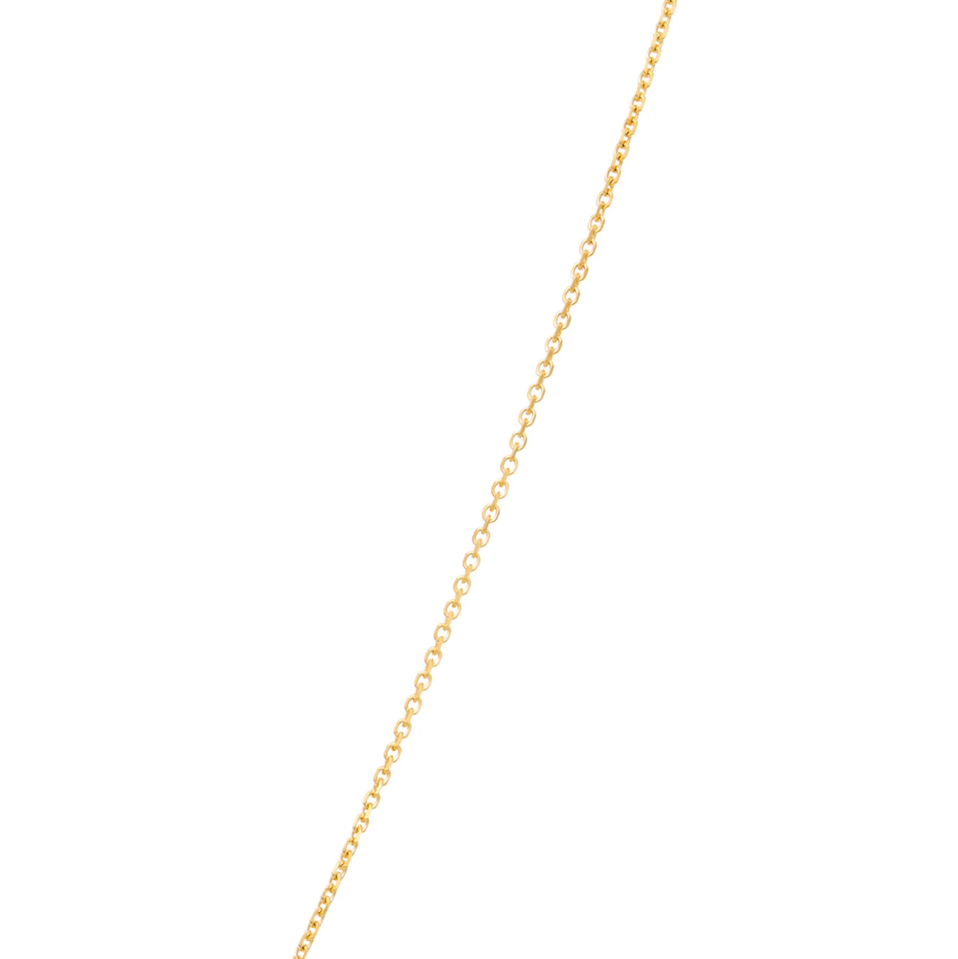 Classic Round Diamond Necklace, ¼ Carat, 14K Yellow Gold
