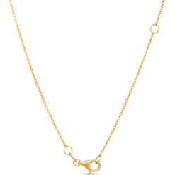 Classic Round Diamond Necklace, ¼ Carat, 14K Yellow Gold