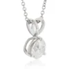 Classic Round Diamond Pendant, ⅓ Carat Total Weight, 14K Yellow Gold