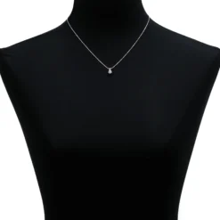Classic Round Diamond Pendant, ⅓ Carat Total Weight, 14K Yellow Gold