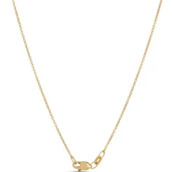 Classic Round Diamond Station Necklace, ½ Carat Total Weight, 14K Yellow Gold