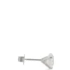 Classic Round Diamond Studs, 2 Carat, in 14K White Gold