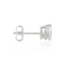 Classic Round Diamond Studs, 1 Carat Total Weight, in 14K White Gold