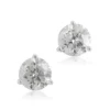 Classic Round Diamond Studs, 1.5 Carat Total Weight, in 14K White Gold