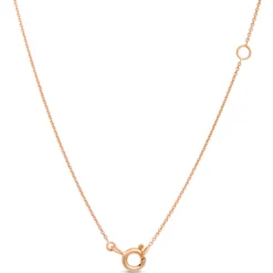 Classic Tiny Heart Pendant Necklace, 14K Rose Gold