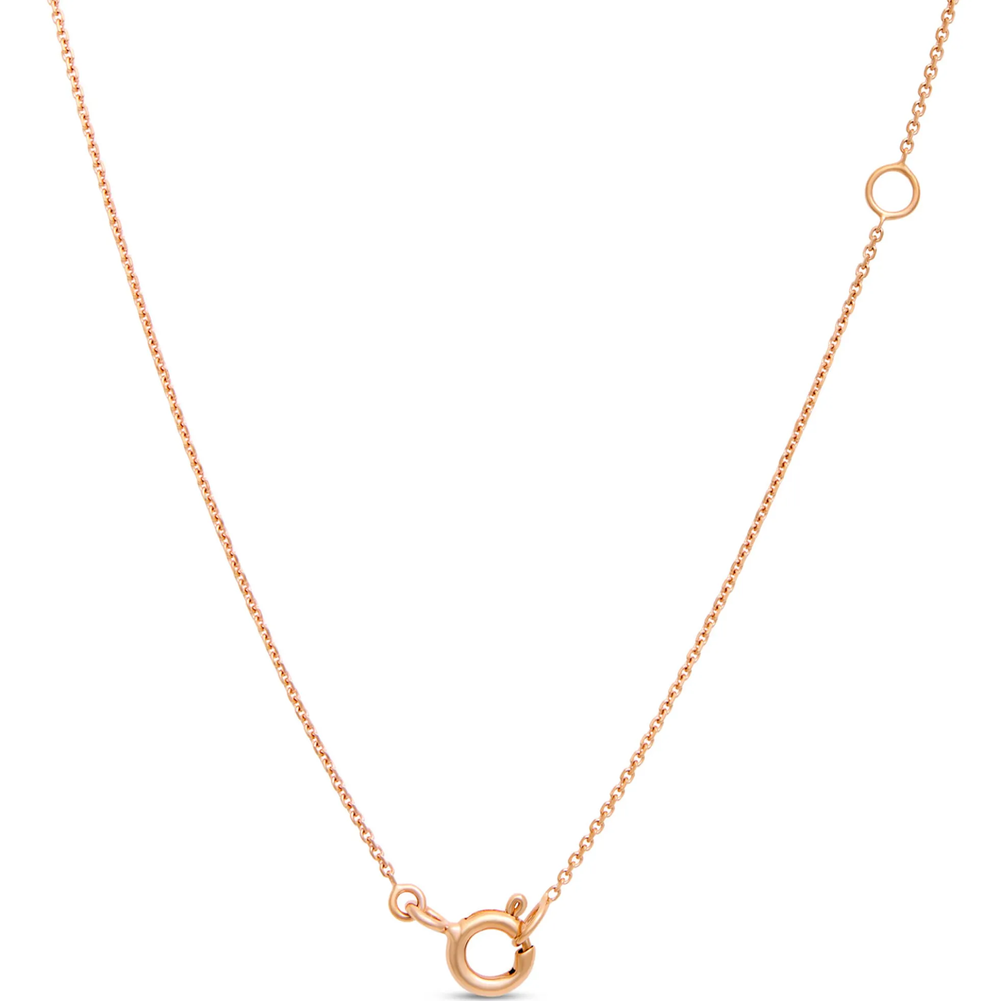 Classic Tiny Heart Pendant Necklace, 14K Rose Gold