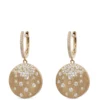 Confetti Gold and Diamond Dangle Earrings, 14K Yellow Gold