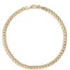 Cuban Link 8-Inch Bracelet, 14K Yellow Gold