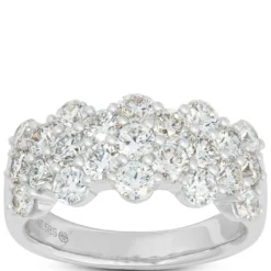 Diamond Band, 14K White Gold