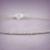 Diamond Bar Bracelet 14K