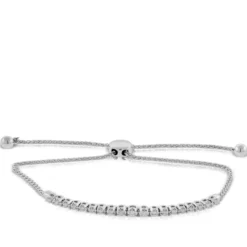 Diamond Bolo Bracelet 14K, 1/4 ctw.