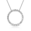 Diamond Circle Pendant 14K, 1 ctw.