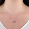 Diamond Circle Pendant 14K, 1/4 ctw.