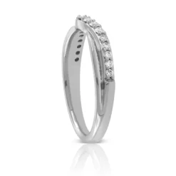 Diamond Contour Band 14K