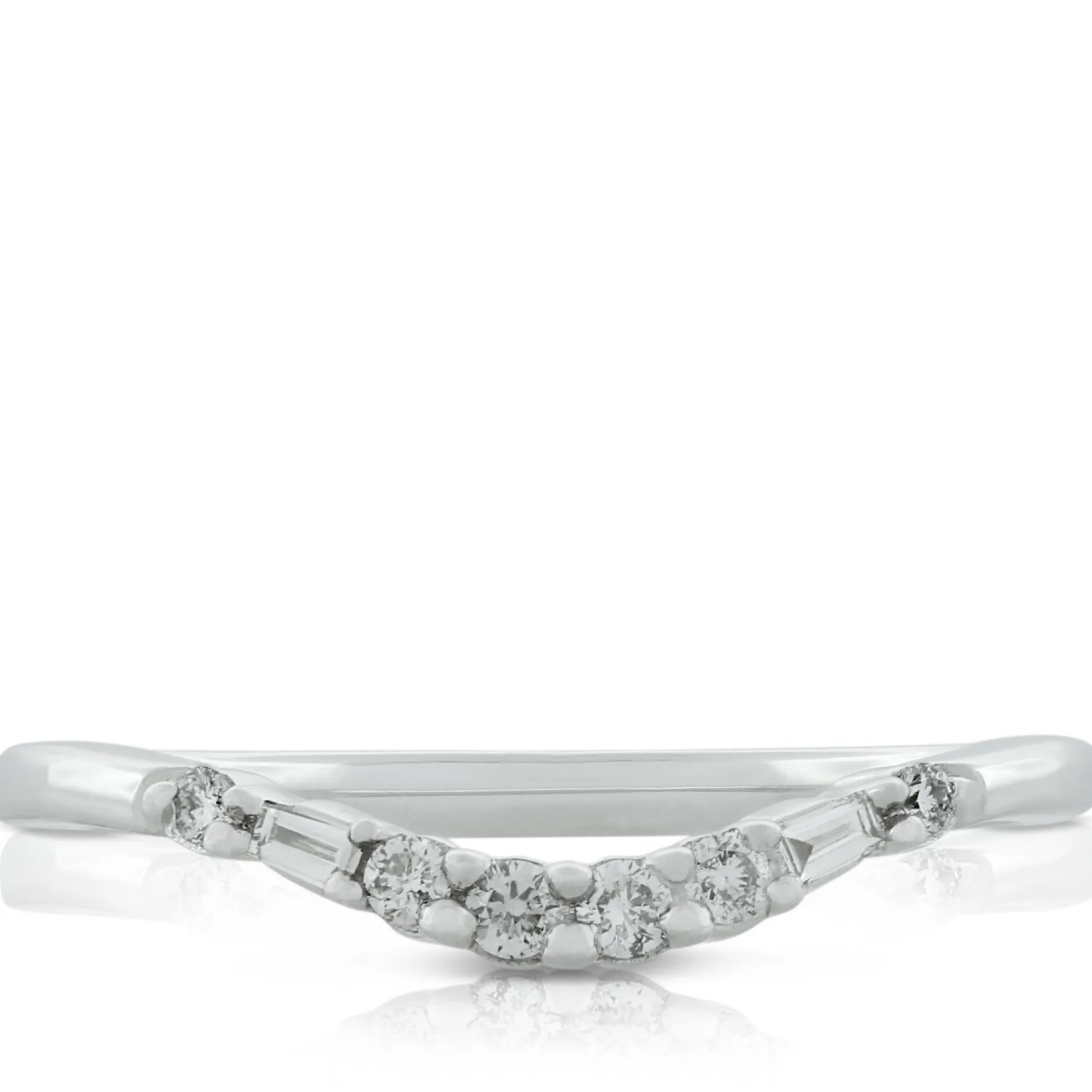 Diamond Contour Band 14K