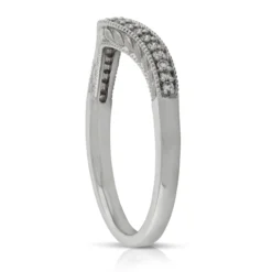 Diamond Contour Band 14K