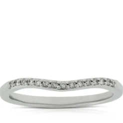 Diamond Contour Band 14K