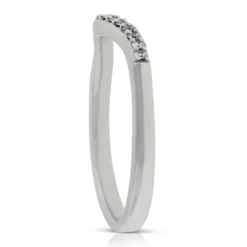 Diamond Contour Band 14K