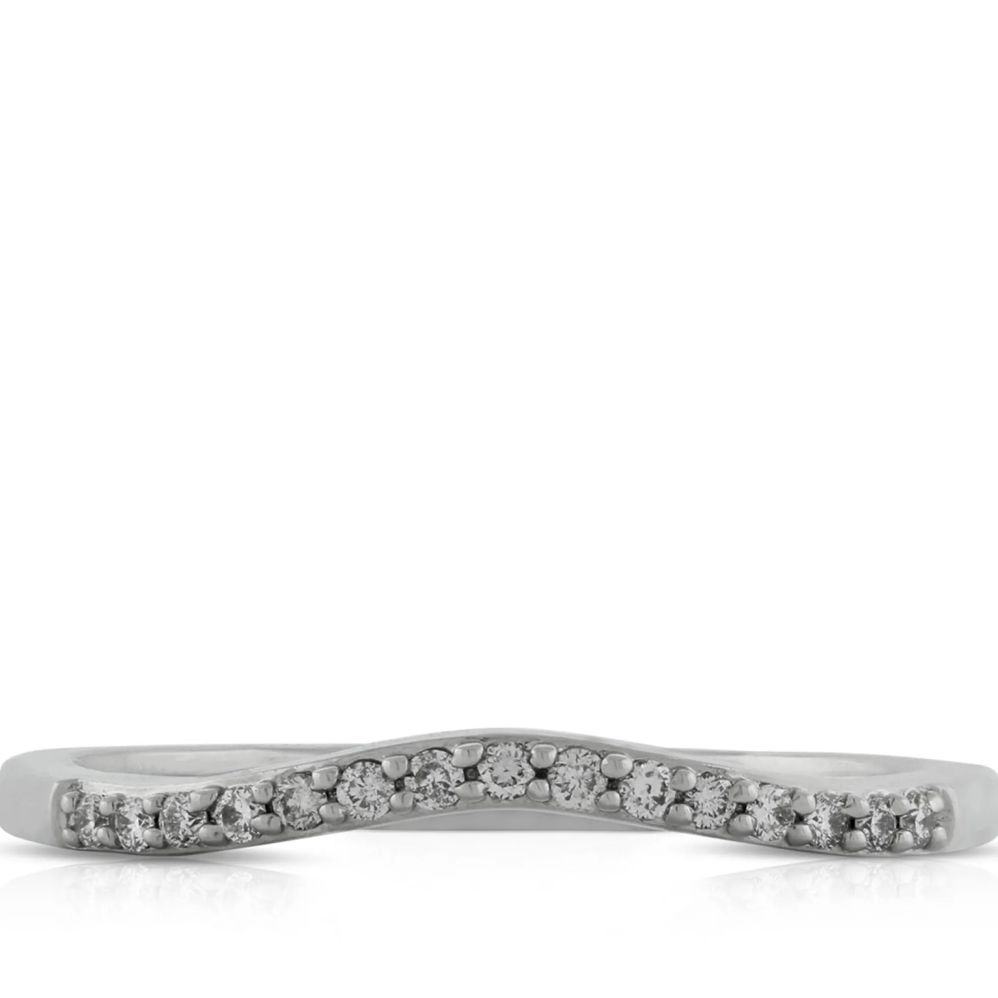 Diamond Contour Band 14K
