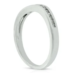 Diamond Contour Band 14K