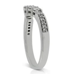 Diamond Contour Wedding Band 14K