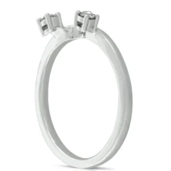 Diamond Contour Wrap Band 14K