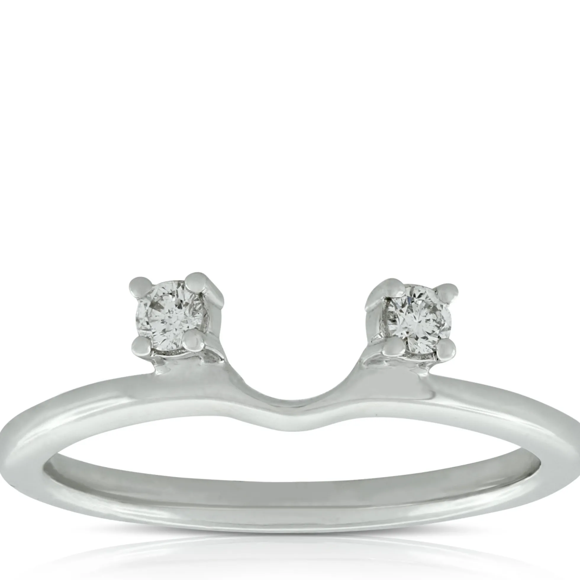 Diamond Contour Wrap Band 14K