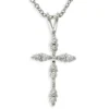 Diamond Cross Pendant 14K