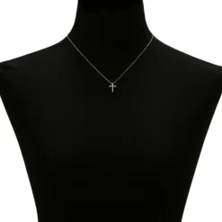 Diamond Cross Pendant 14K