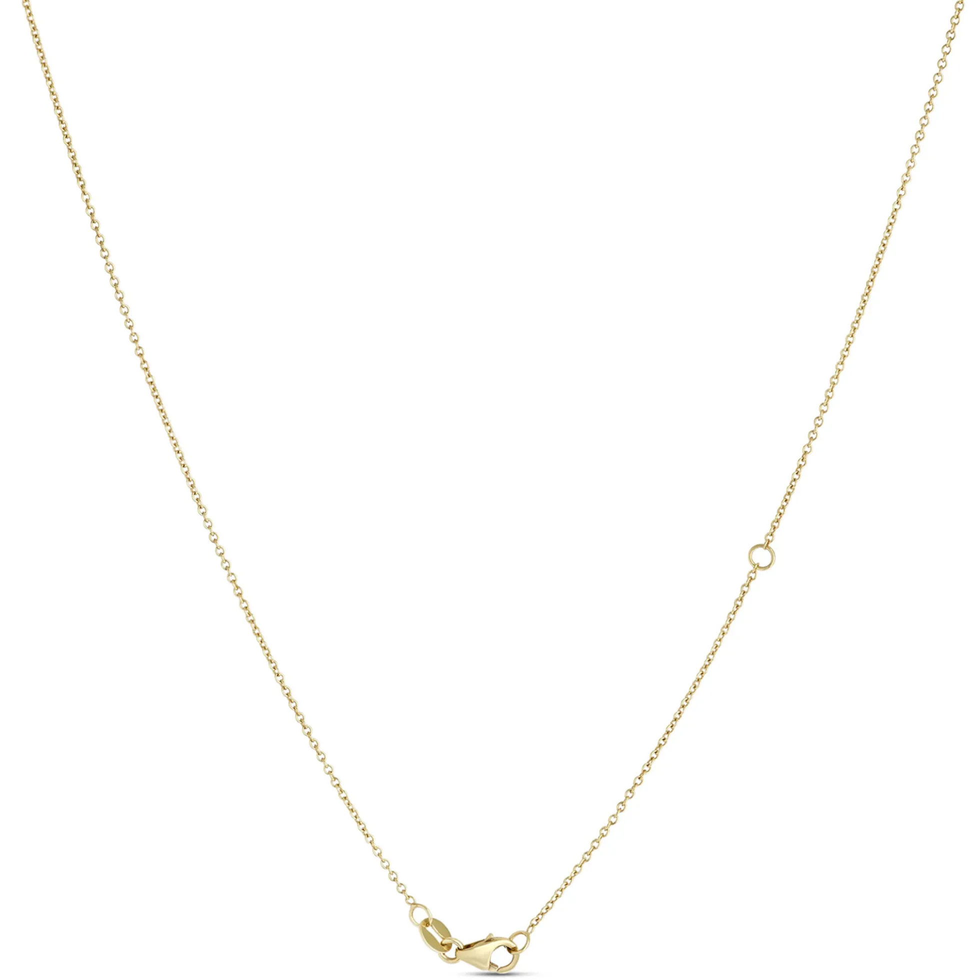 Diamond Cross Pendant, 14K Yellow Gold