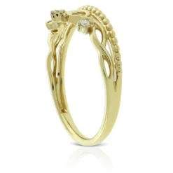 Diamond Crown Ring 14K