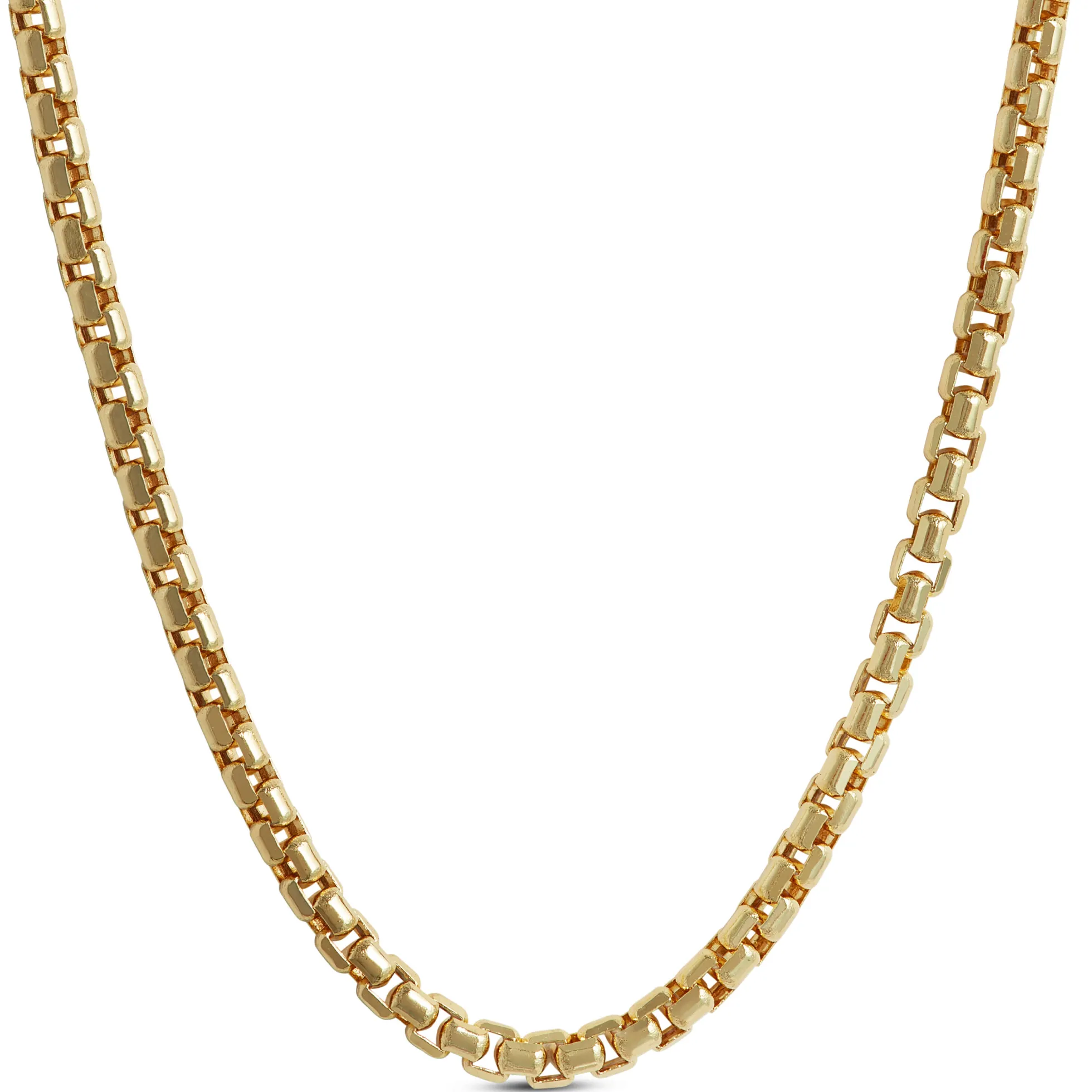 Diamond Cut Box Chain 14K, 18"