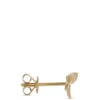 Diamond Dragonfly Studs, 14K Yellow Gold