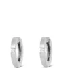 Diamond Huggie Hoop Earrings 14K