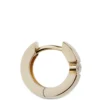 Diamond Huggie Hoop Earrings, 14K Yellow Gold