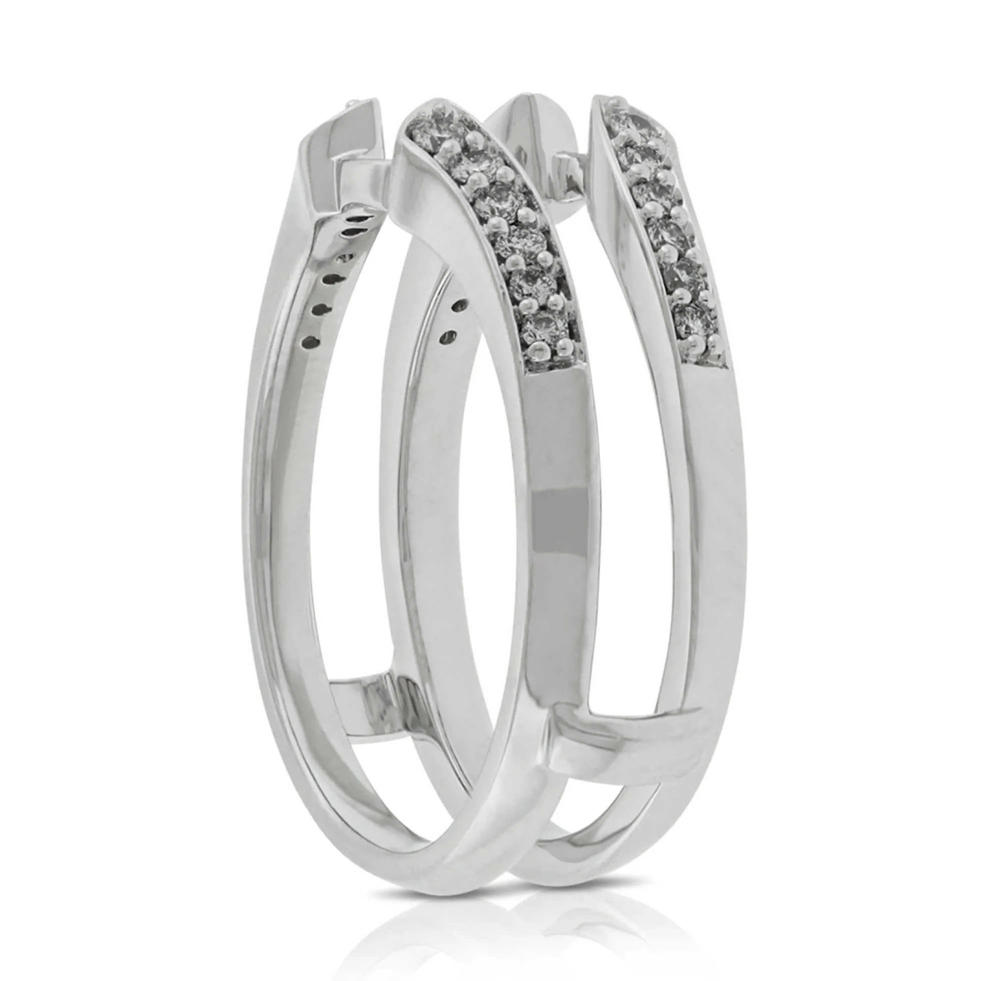 Diamond Ring Guard 14K, 1/4 ctw.