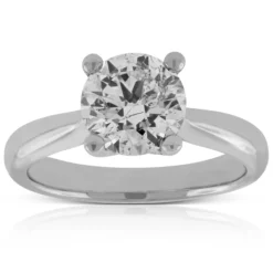 Diamond Solitaire Ring 14K, 2 ct.