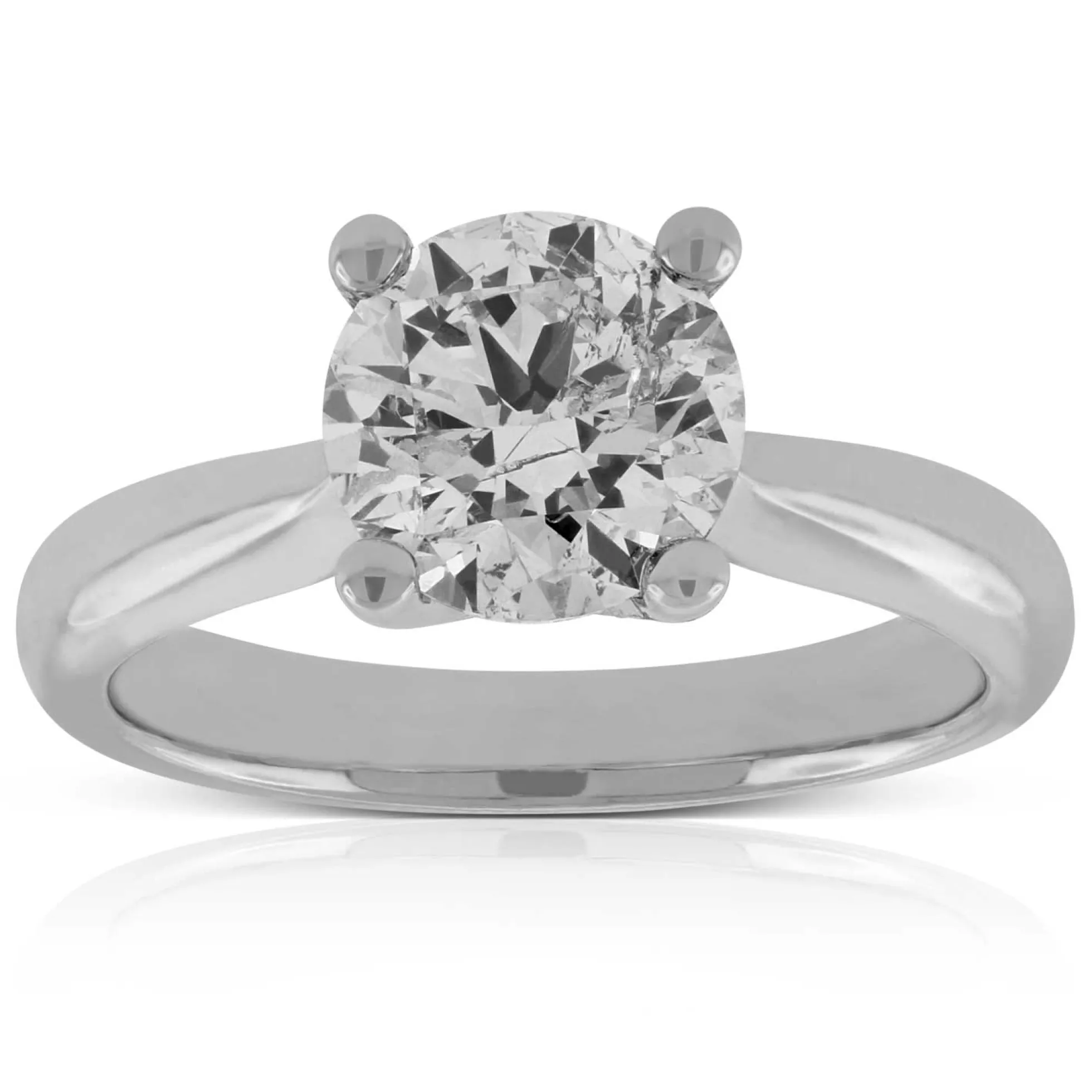 Diamond Solitaire Ring 14K, 2 ct.