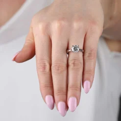 Diamond Solitaire Ring 14K, 2 ct.