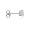 Diamond Stud Earrings, 14K White Gold