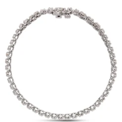 Diamond Tennis Bracelet, 14K White Gold