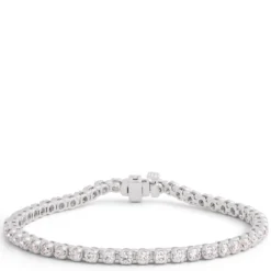 Diamond Tennis Bracelet, 14K White Gold