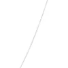 Double Loop Black and White Diamond Necklace, ⅓ Carat, 14K White Gold