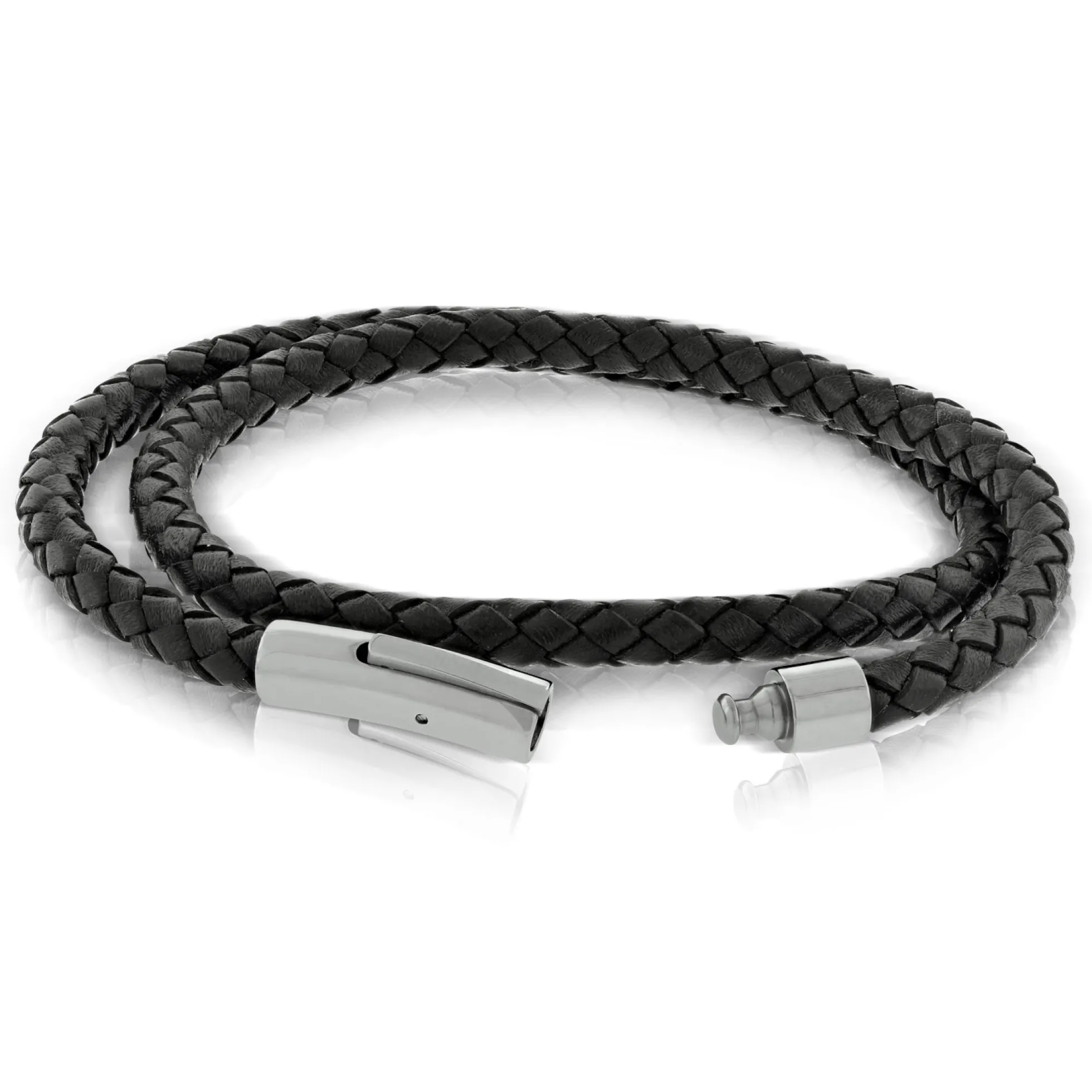 Double Wrap Leather Bracelet