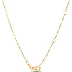 Emerald Cut Aquamarine Necklace, 14K Yellow Gold