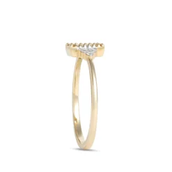 Emerald Cut Aquamarine Ring, 14K Yellow Gold