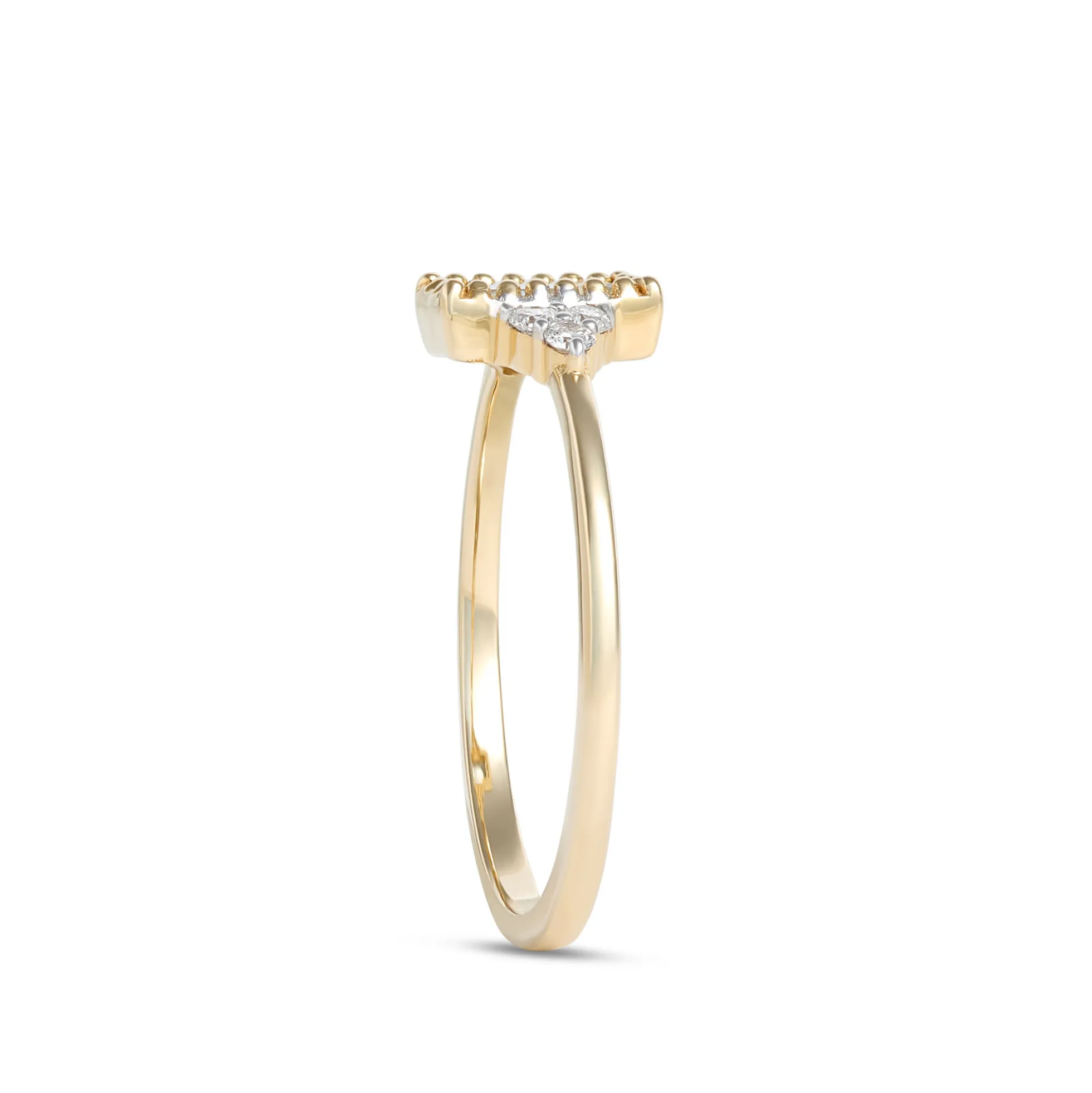 Emerald Cut Aquamarine Ring, 14K Yellow Gold
